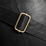 DEPECHE Medium leather handbag in soft quality Shoulderbag / Handbag 099 Black (Nero)