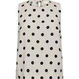 Depeche Clothing Meghan Sleeveless top with dots Tops 304 Dot Printed