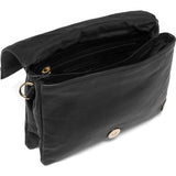 DEPECHE Minimalist clutch in soft leather quality Clutch 099 Black (Nero)