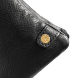 DEPECHE Minimalist clutch in soft leather quality Clutch 099 Black (Nero)