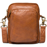 DEPECHE Mobile bag in delicious leather quality Mobilebag 014 Cognac