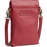 DEPECHE Mobile bag in soft leather Mobilebag 043 Red