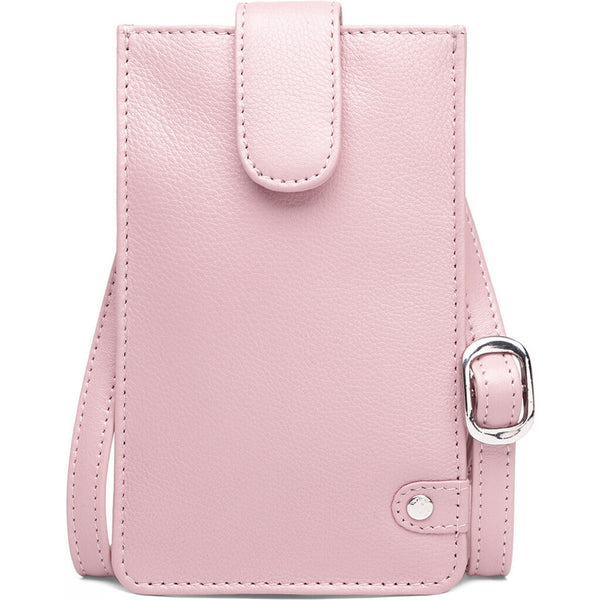 DEPECHE Mobile bag in soft leather and simple design Mobilebag 045 Dusty Rose