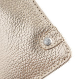 DEPECHE Mobile bag in soft leather and simple design Mobilebag 108 Champagne