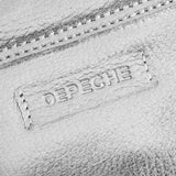 DEPECHE Mobile bag in soft leather Mobilebag 098 Silver