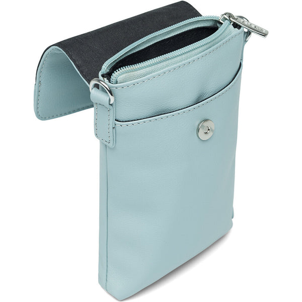 DEPECHE Mobile bag in soft leather and timeless design Mobilebag 238 Dusty Blue