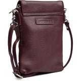 DEPECHE Mobile bag in soft leather Mobilebag 305 Ox Blood