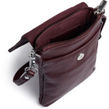 DEPECHE Mobile bag in soft leather Mobilebag 305 Ox Blood
