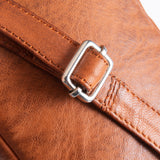 DEPECHE Mobile bag in soft vintage look leather Mobilebag 014 Cognac
