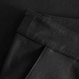 Depeche leather wear Must-have RW Allison flare leather pants Pants 099 Black (Nero)