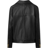 Depeche leather wear Nana leather biker jacket in nice and soft quality Jackets 099 Black (Nero)