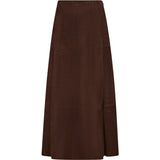 Depeche leather wear Naomi suede skirt Skirts 067 Dusty brown