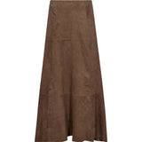 Depeche leather wear Naomi suede skirt Skirts 322 Toffee
