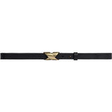 DEPECHE Narrow Belt Belts 190 Black / Gold