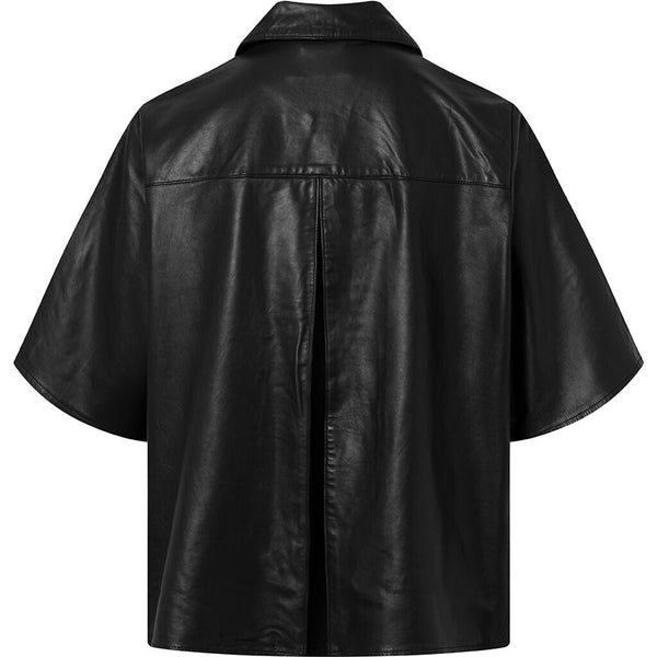 Depeche leather wear Nini leather jacket with beautiful details Jackets 099 Black (Nero)