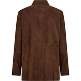 Depeche leather wear Nora suede shirt Shirt 311 Wood