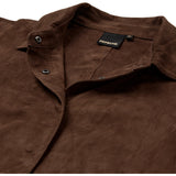 Depeche leather wear Nora suede shirt Shirt 311 Wood