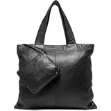DEPECHE Oversize shopper bag in vintage look Shopper 099 Black (Nero)