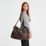 DEPECHE Powerfield Weekendbag Weekend Bag 068 Winter brown