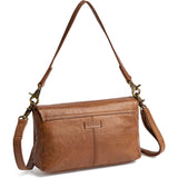 DEPECHE Powerfield sheep leather crossover bag Cross over 014 Cognac