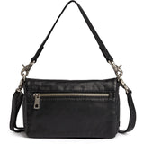 DEPECHE Powerfield sheep leather crossover bag Cross over 099 Black