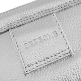 DEPECHE Purse/waist bag in soft leather and timeless design Purse / Credit card holder 098 Silver