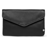 DEPECHE Purse/waist bag in soft leather and timeless design Purse / Credit card holder 099 Black (Nero)