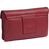 DEPECHE Purse/waist bag in soft leather and timeless design Purse / Credit card holder 043 Red
