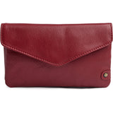 DEPECHE Purse/waist bag in soft leather and timeless design Purse / Credit card holder 043 Red