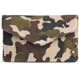 DEPECHE Purse/waist bag in soft leather and timeless design Purse / Credit card holder 123 Camouflage