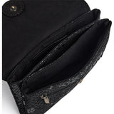 DEPECHE Purse/waist bag in soft leather and timeless design Purse / Credit card holder 142 Black Snake
