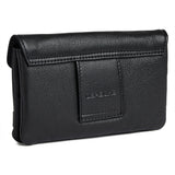 DEPECHE Purse/waist bag in soft leather and timeless design Purse / Credit card holder 154 Black/Brass