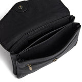 DEPECHE Purse/waist bag in soft leather and timeless design Purse / Credit card holder 154 Black/Brass