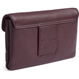 DEPECHE Purse/waist bag in soft leather and timeless design Purse / Credit card holder 305 Ox Blood