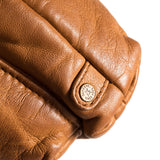 DEPECHE Raw and nice crossbody bag in soft leather Cross over 014 Cognac
