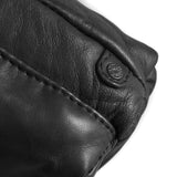 DEPECHE Raw and nice crossbody bag in soft leather Cross over 226 Black / Black