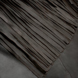 Depeche leather wear Safina Fringes skirt Skirt 099 Black