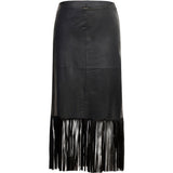 Depeche leather wear Safina Fringes skirt Skirt 099 Black