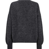 Depeche Clothing Sarah alpaca knit cardigan Knitwear 254 Grey Melange