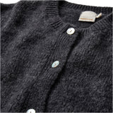 Depeche Clothing Sarah alpaca knit cardigan Knitwear 254 Grey Melange