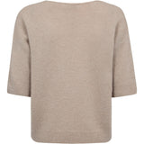 Depeche Clothing Sarah Alpaca v-neck knit Knitwear 011 Sand