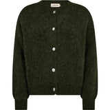 Depeche Clothing Sarah alpaca knit cardigan Knitwear 054 Khaki