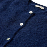 Depeche Clothing Sarah alpaca knit cardigan Knitwear 237 Marine