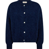 Depeche Clothing Sarah alpaca knit cardigan Knitwear 237 Marine