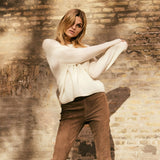 Depeche Clothing Sarah alpacha knit sweater Knitwear 230 Off White