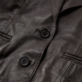 Depeche leather wear Savanna leather blazer Blazer 008 Chocolate