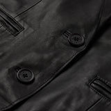 Depeche leather wear Savanna leather blazer Blazer 099 Black