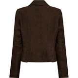 Depeche leather wear Savanna suede blazer Blazer 067 Dusty brown