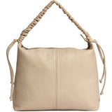 DEPECHE Sheep leather shoulderbag with ruched strap Shoulderbag / Handbag 202 Vanilla