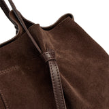 DEPECHE Beautiful suede shopper Shopper 008 Chocolate